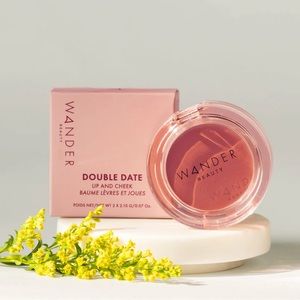 Wander Beauty NIB Double Date Lip & Cheek Color Honeymoon/Swipe SEALED